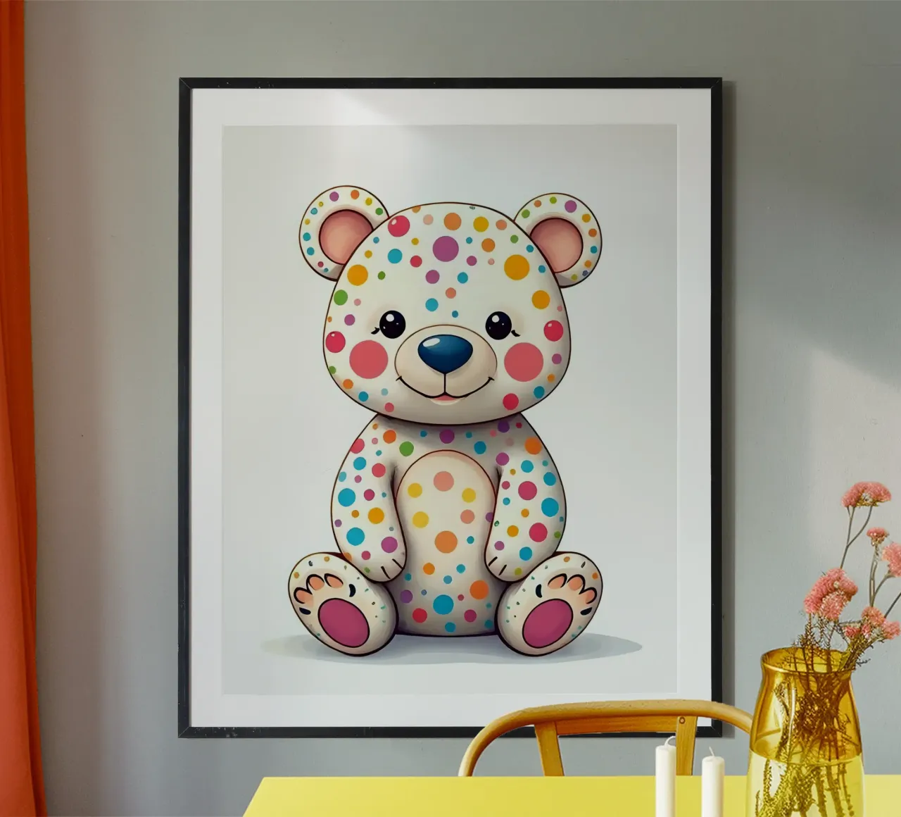 Beer_5 poster van Tierisch bunt by LK