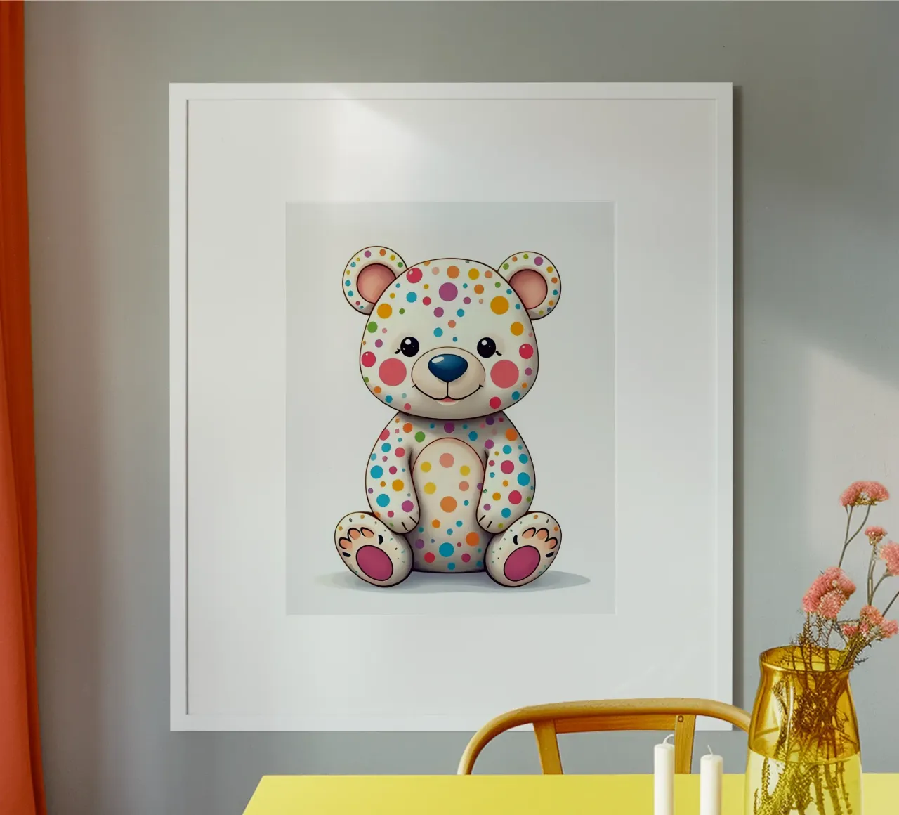 Beer_5 poster van Tierisch bunt by LK