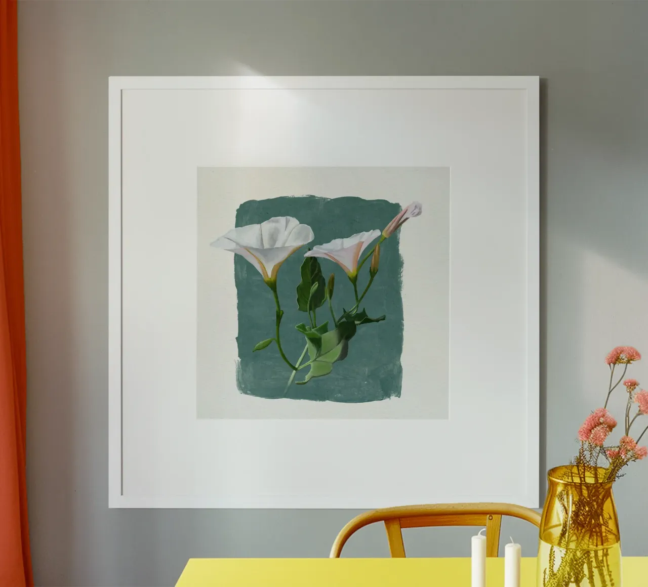 Gloria del mattino poster con telaio in alluminio da Pictufy Sun & Spirit