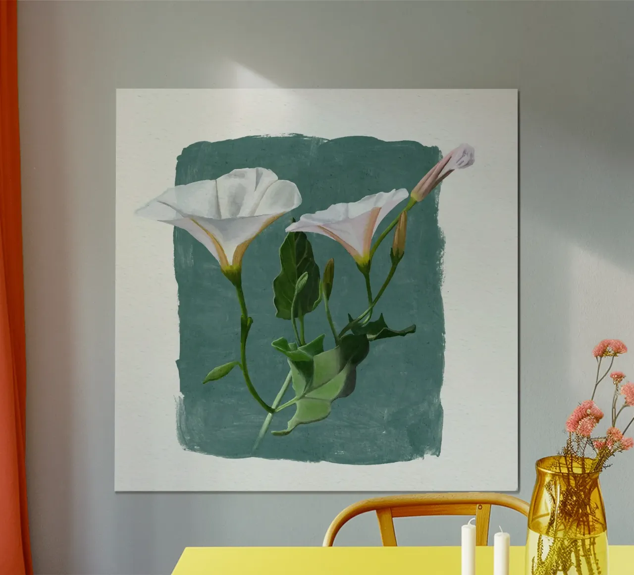Gloria del mattino poster con telaio in alluminio da Pictufy Sun & Spirit
