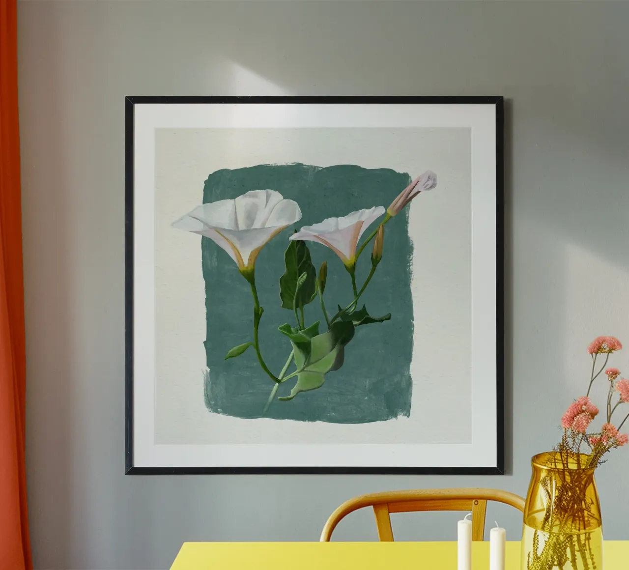 Gloria del mattino poster con telaio in alluminio da Pictufy Sun & Spirit