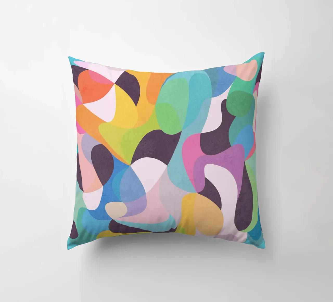 Abstract Green cuscino da lovely lines