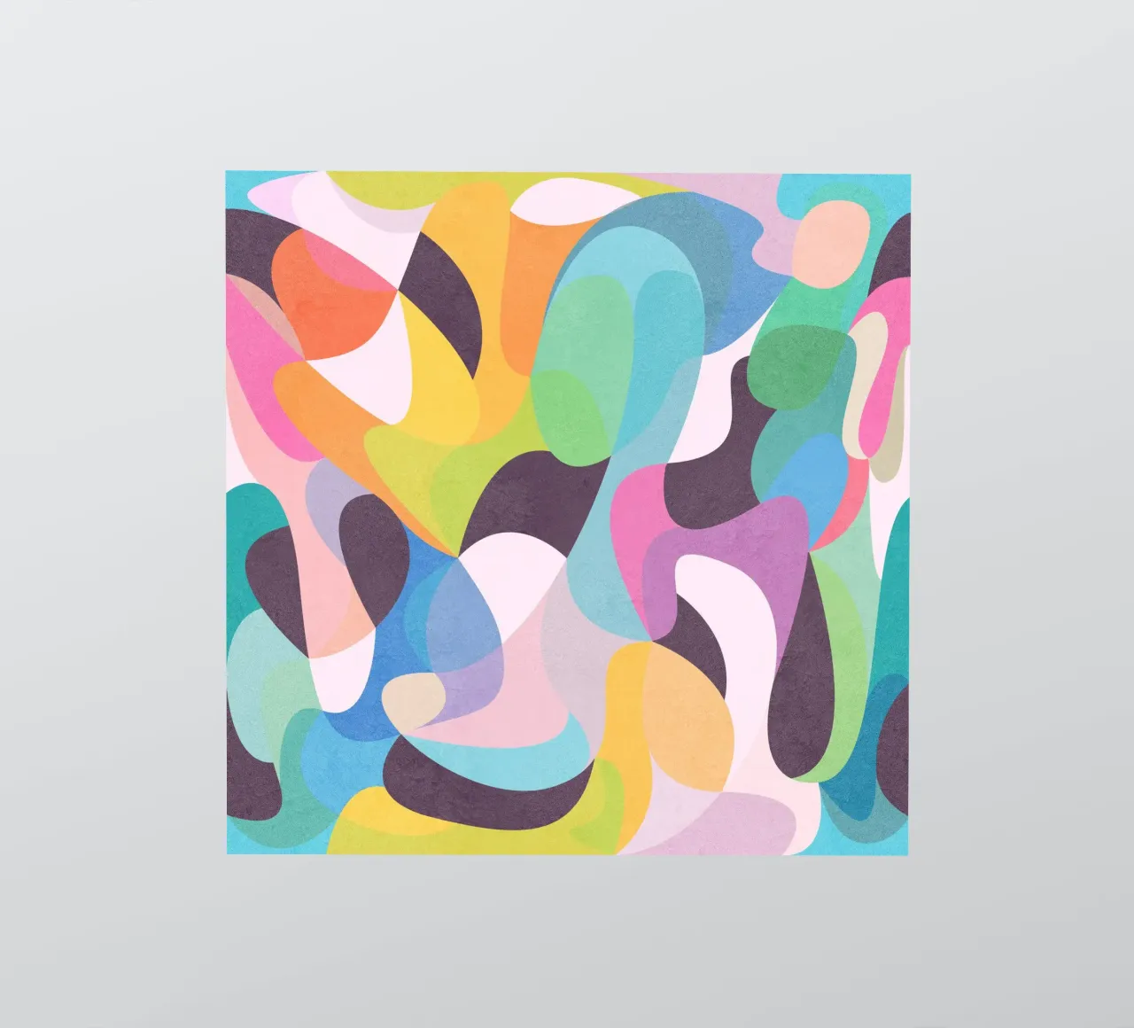 Abstract Green sticker by lovely lines