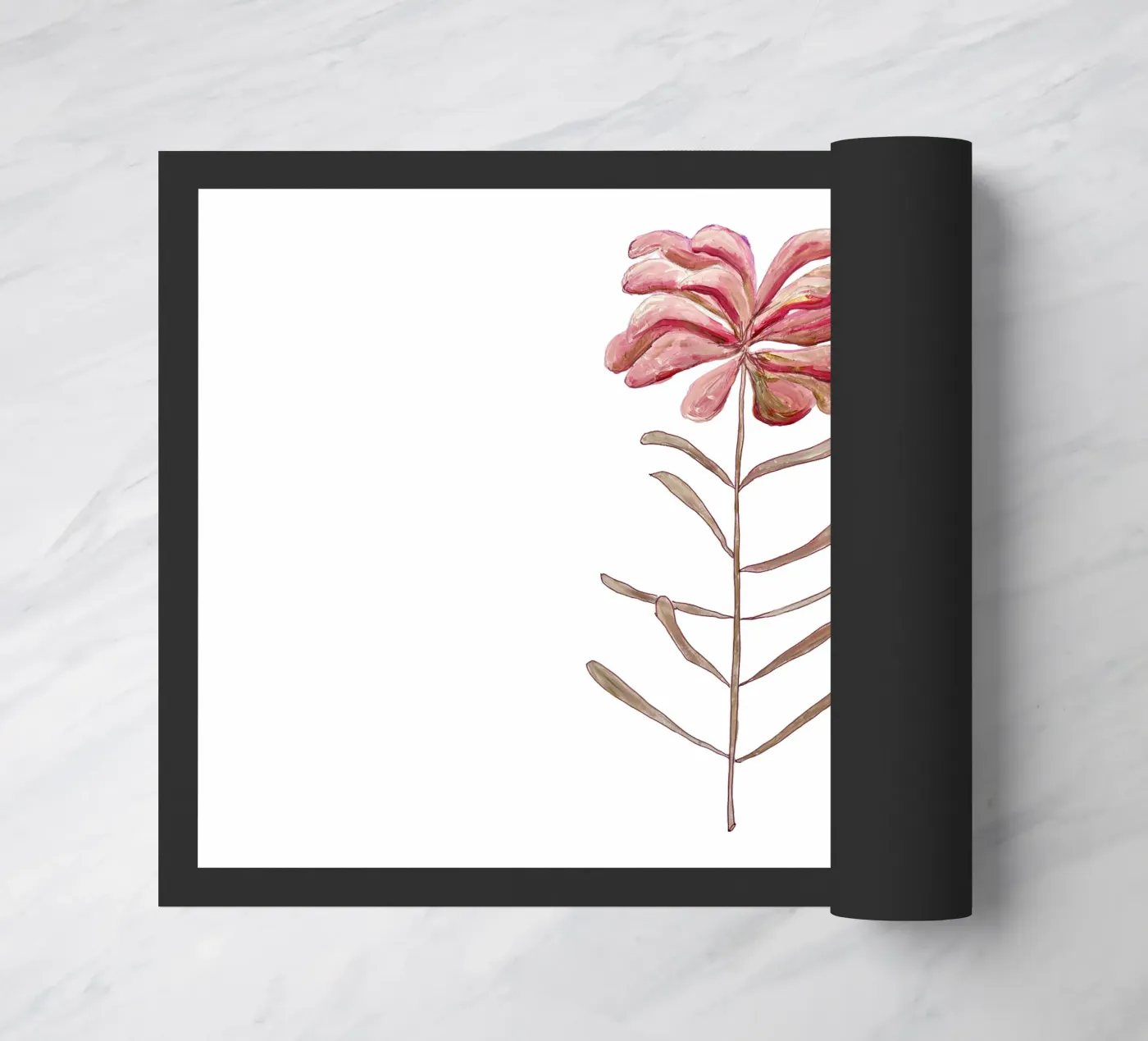 Fiore rosa zerbino da Femke Zwaan