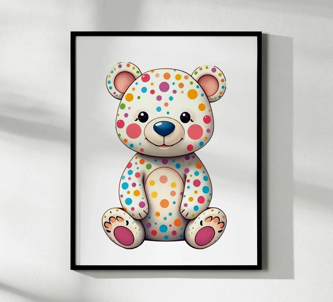 Bear_5a poster by Tierisch bunt by LK