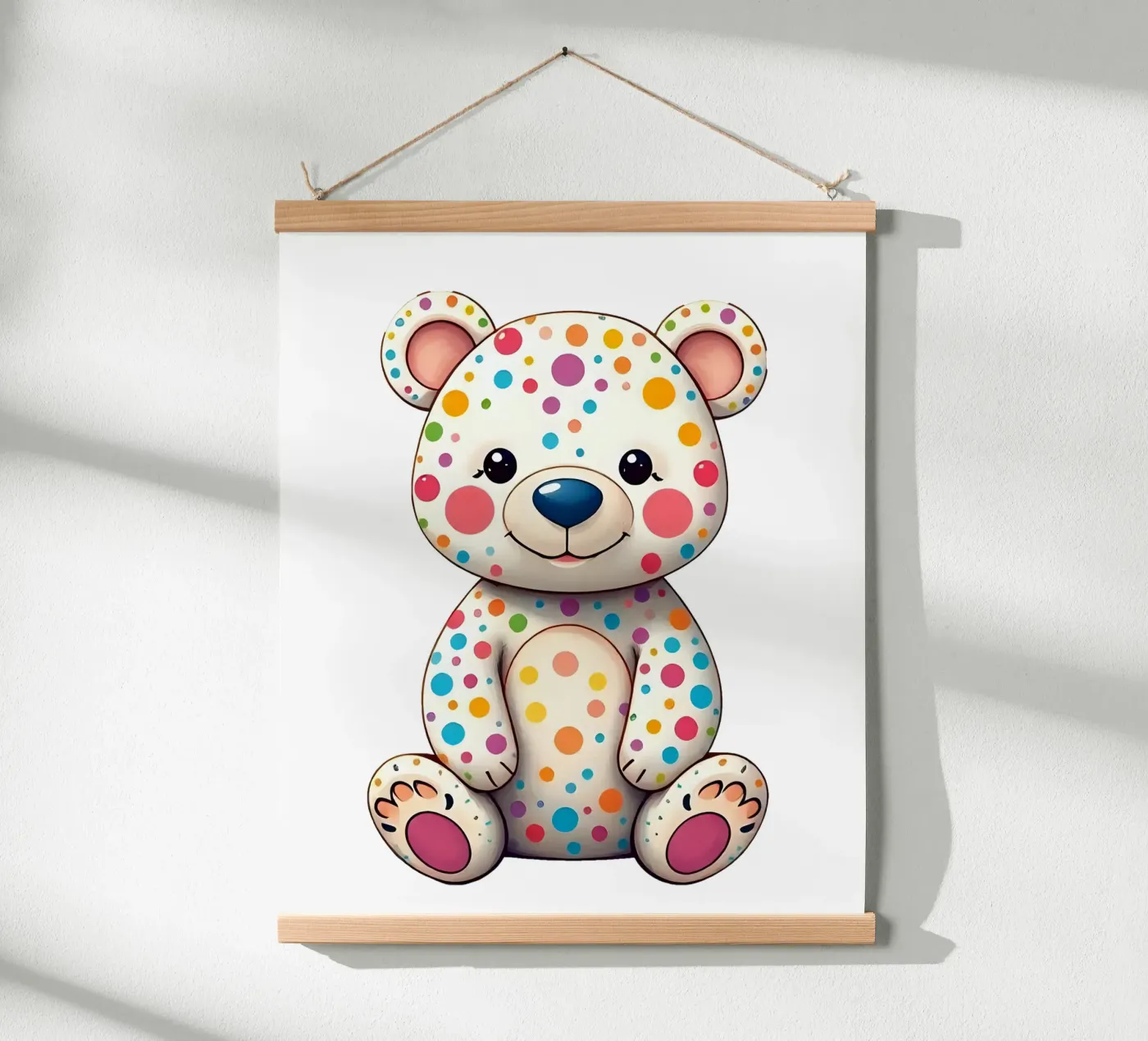 Bear_5a poster by Tierisch bunt by LK