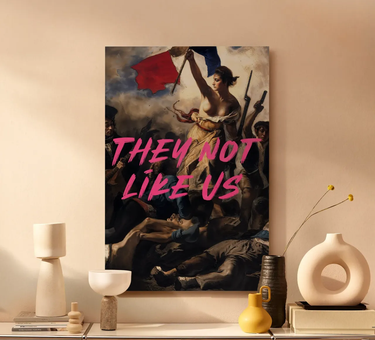 They Not Like Us | Protest & Freedom Art | Limited Edition alluminio dibond da Renaissance Rebel