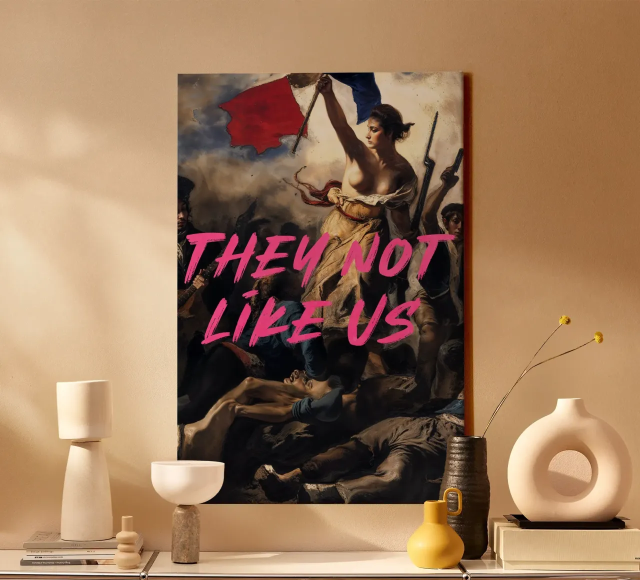 They Not Like Us | Protest & Freedom Art | Limited Edition canvas by Renaissance Rebel