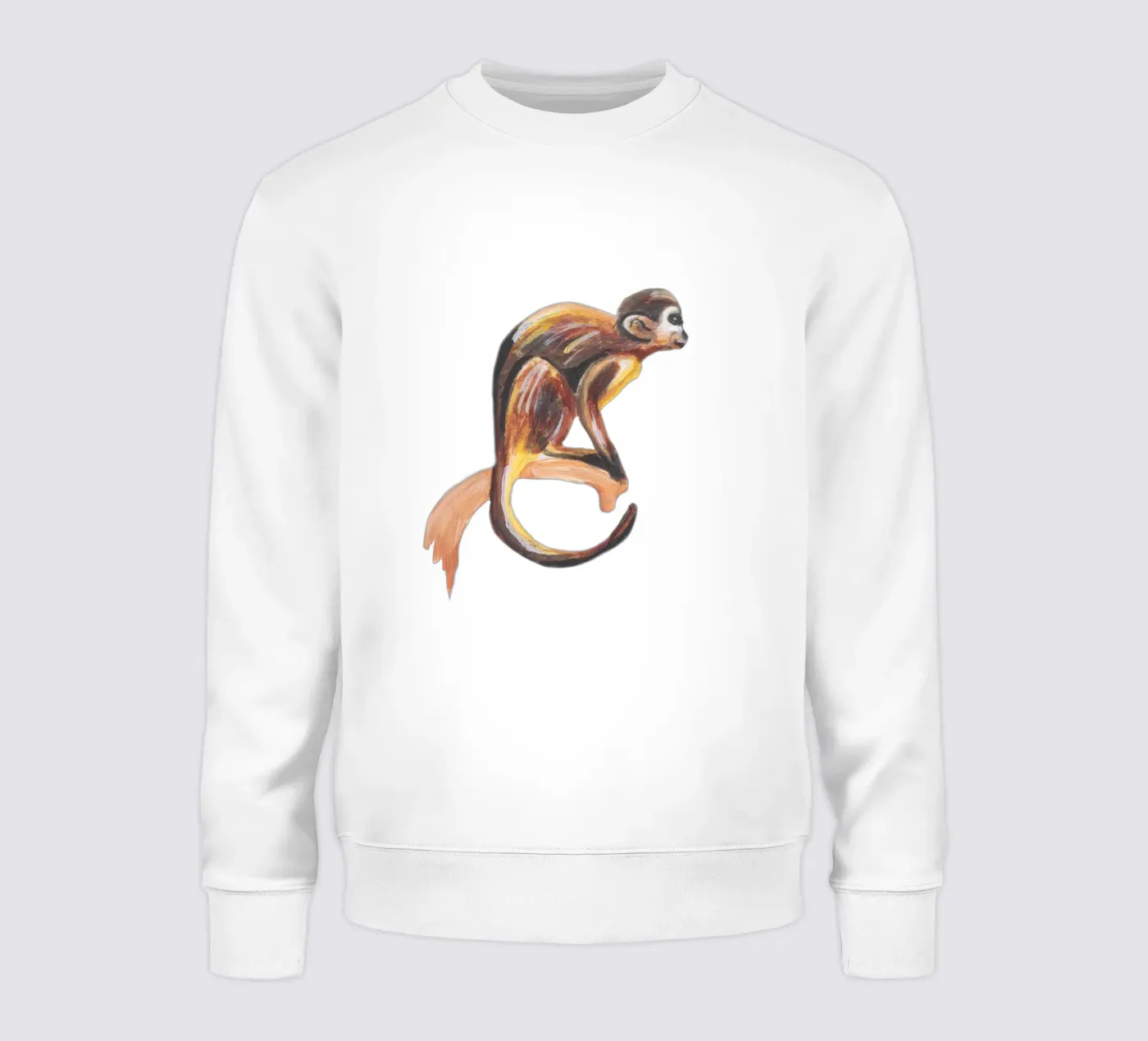 Monkey sweatshirt by Femke Zwaan