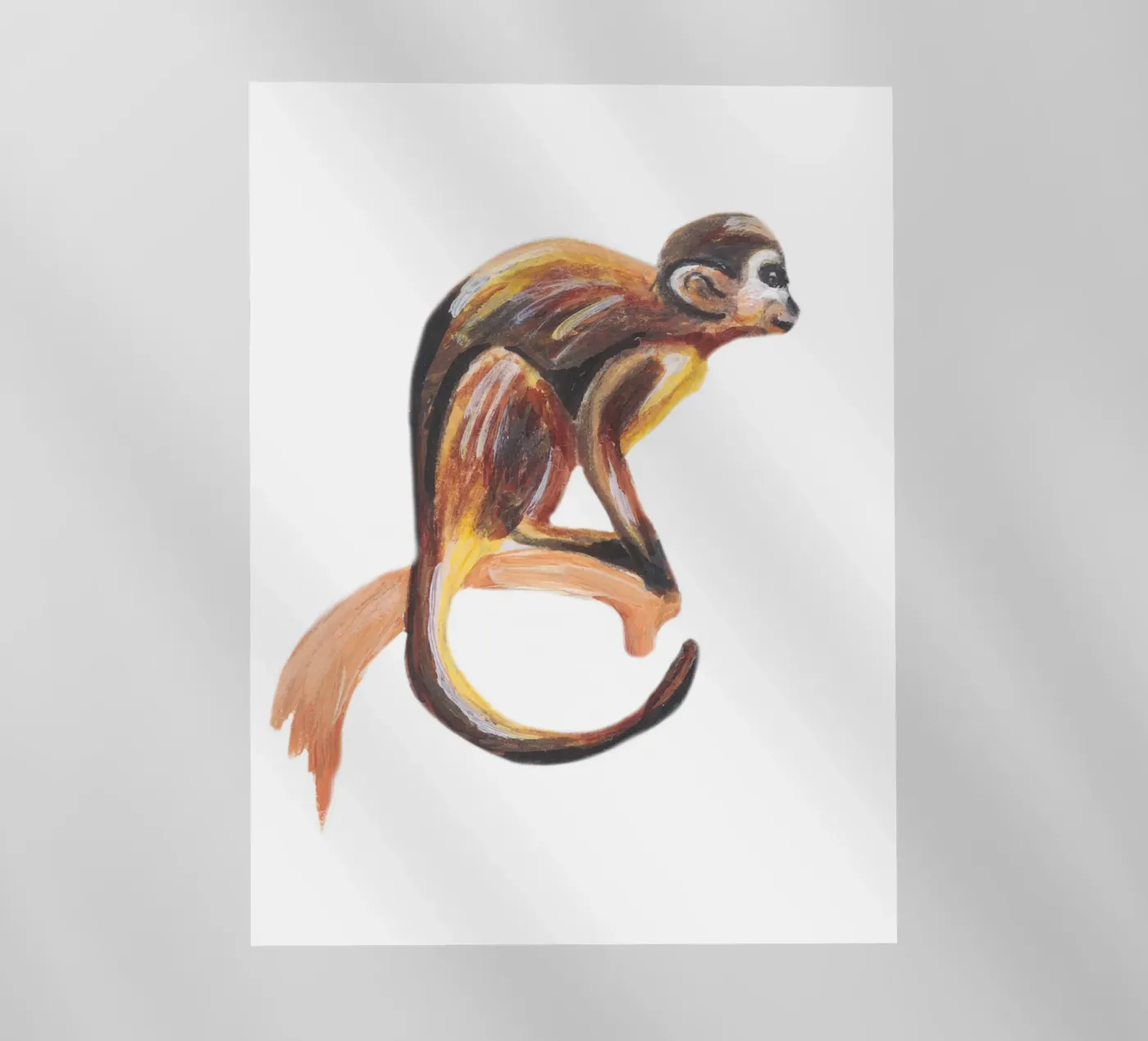 Monkey Backlit Folie von Femke Zwaan