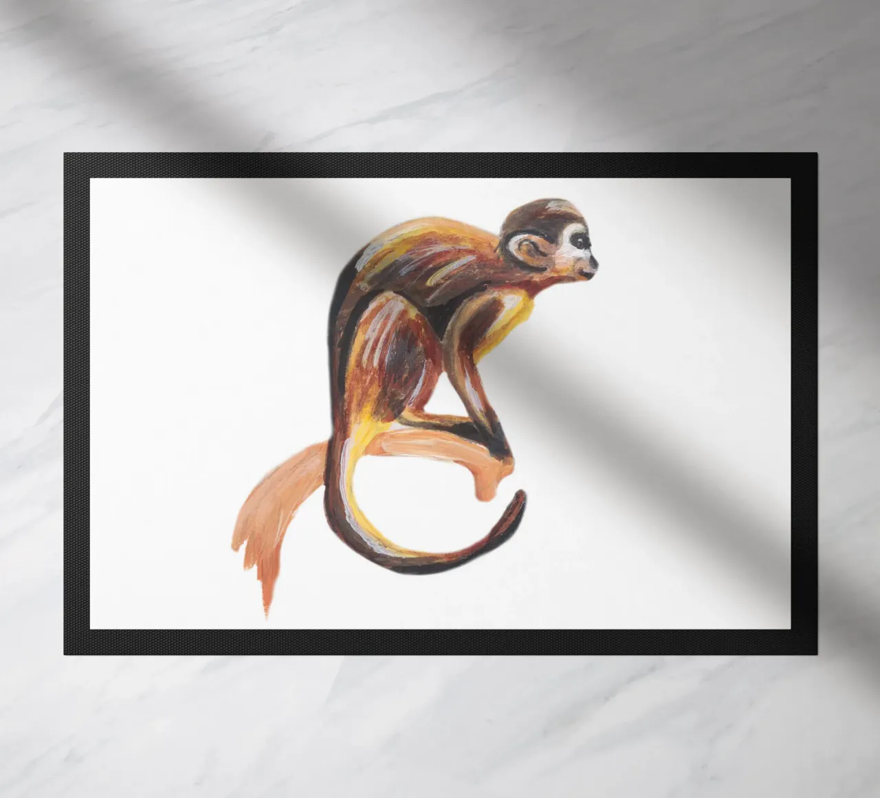 Monkey doormat by Femke Zwaan