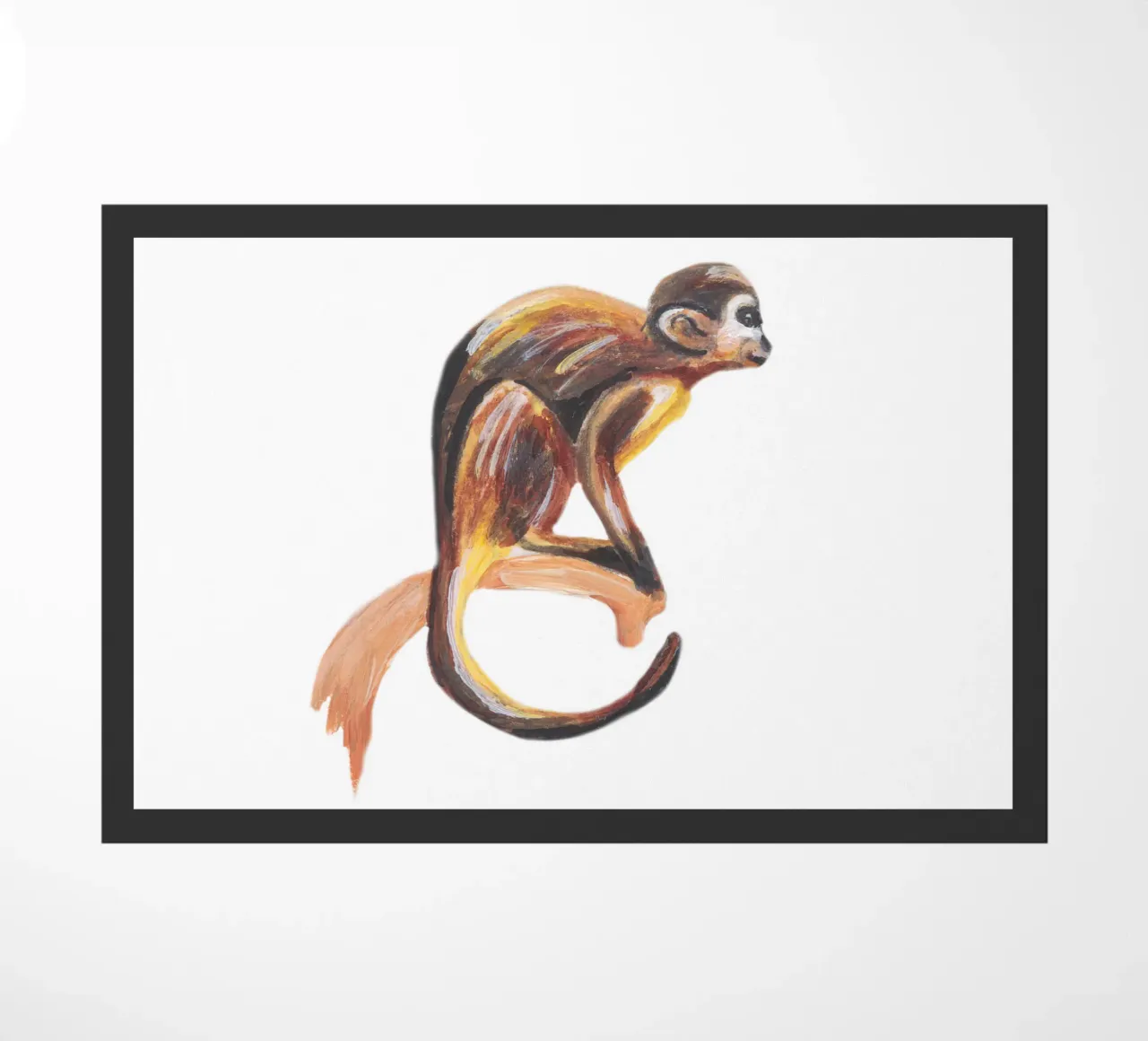 Monkey doormat by Femke Zwaan