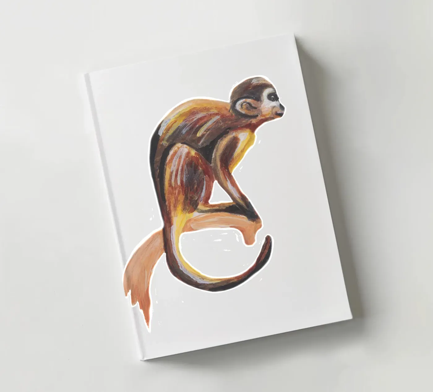 Monkey notebook by Femke Zwaan