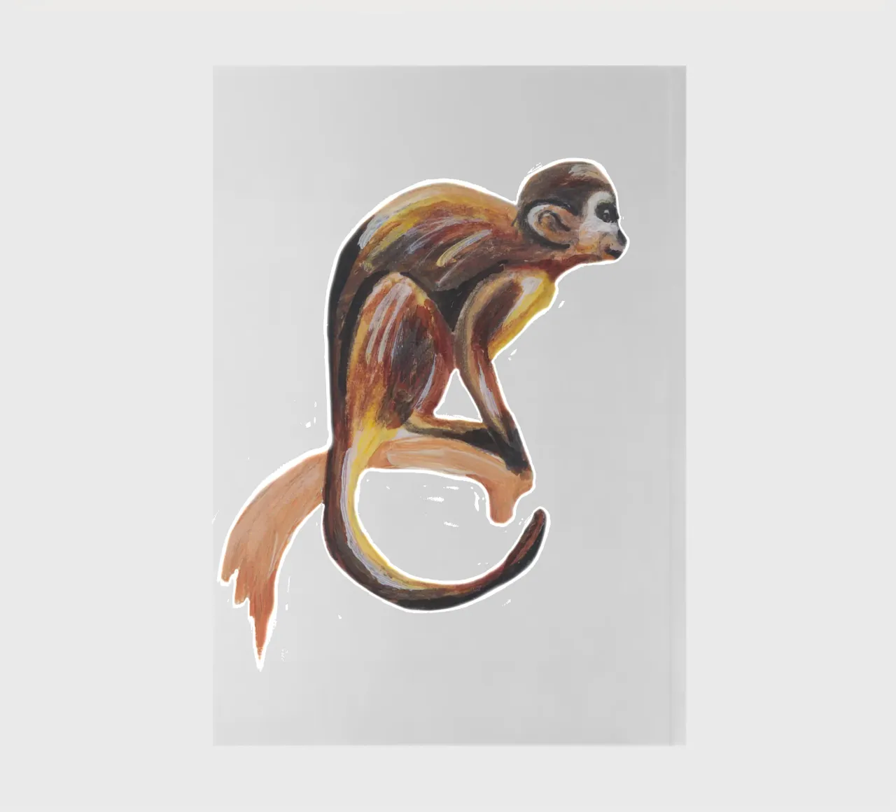 Monkey notebook by Femke Zwaan
