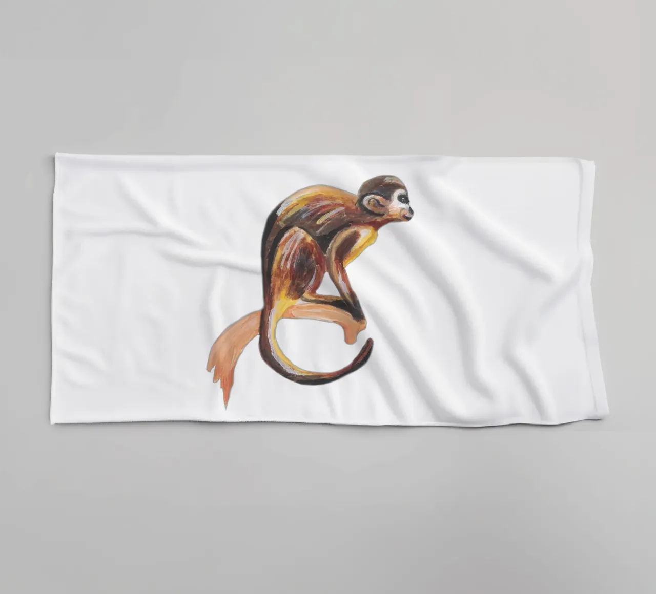 Affe Handtuch von Femke Zwaan