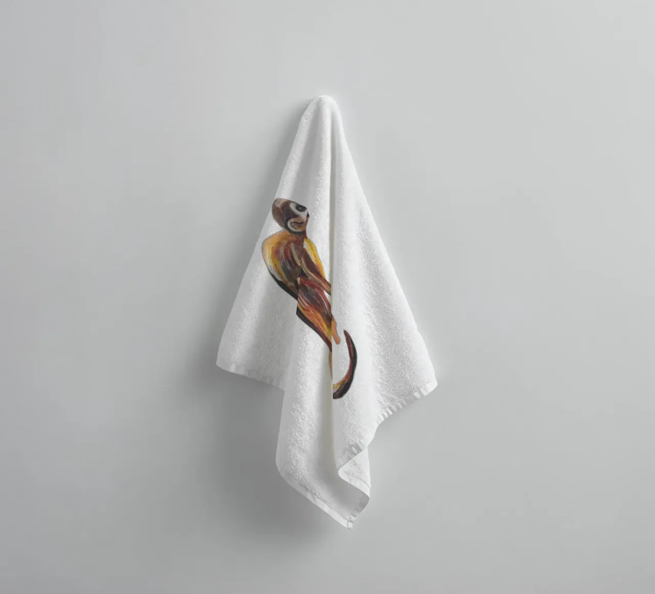 Affe Handtuch von Femke Zwaan