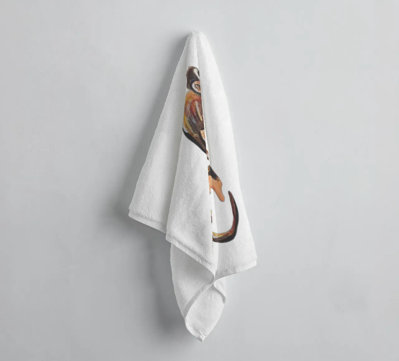 Affe Handtuch von Femke Zwaan