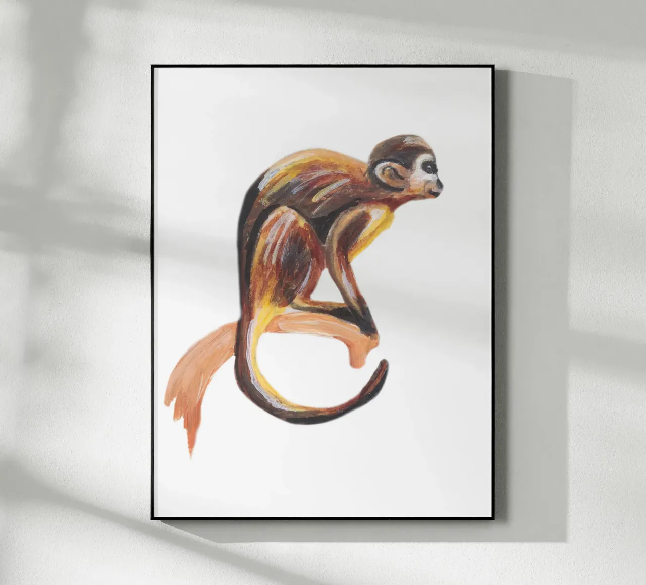 Scimmia plexiglass da Femke Zwaan