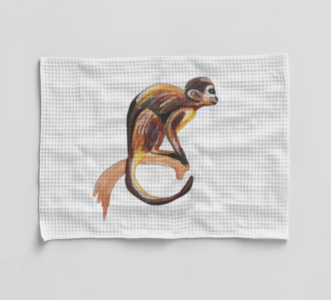 Monkey Geschirrtuch von Femke Zwaan