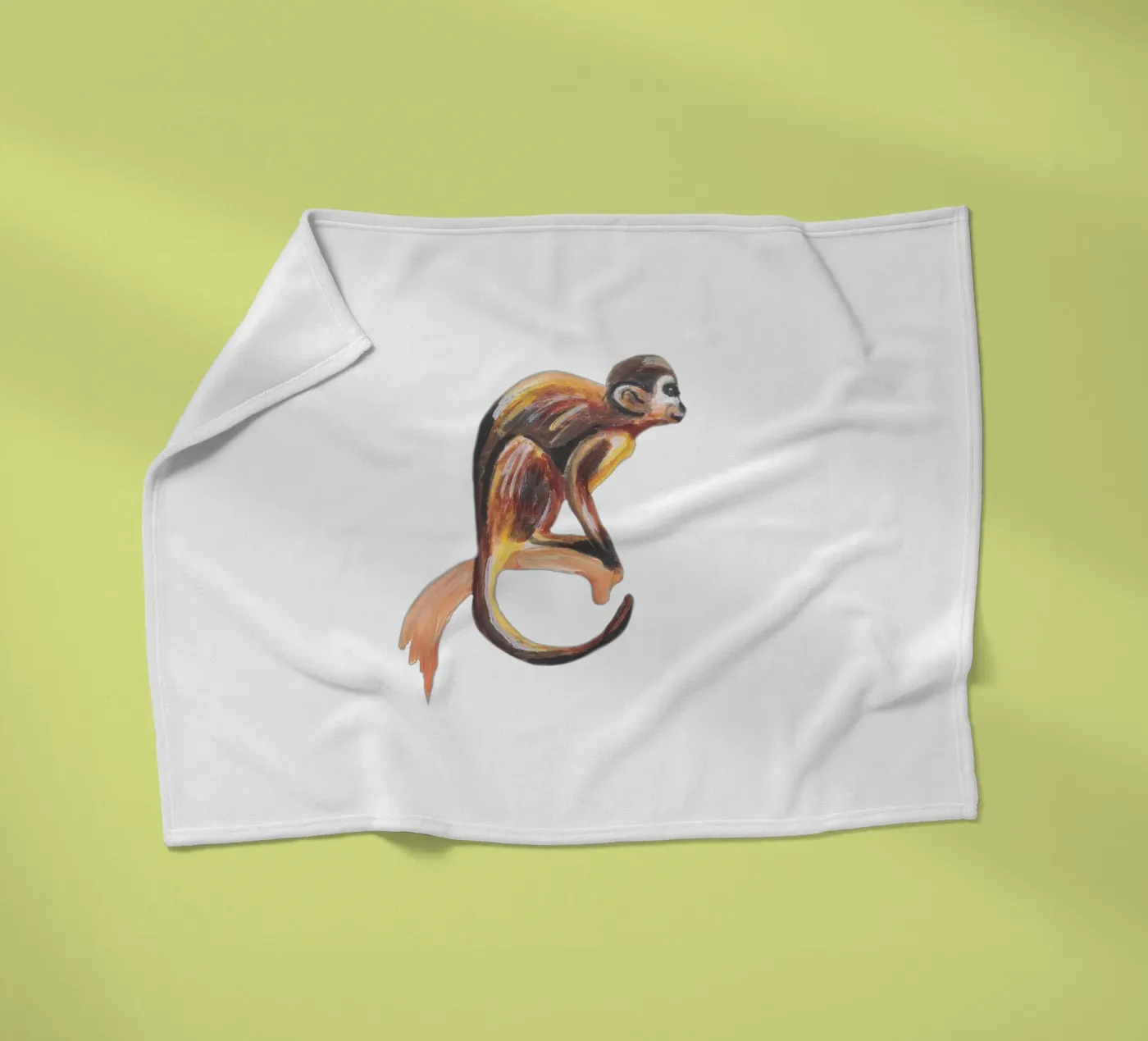 Monkey plaid polaire de Femke Zwaan