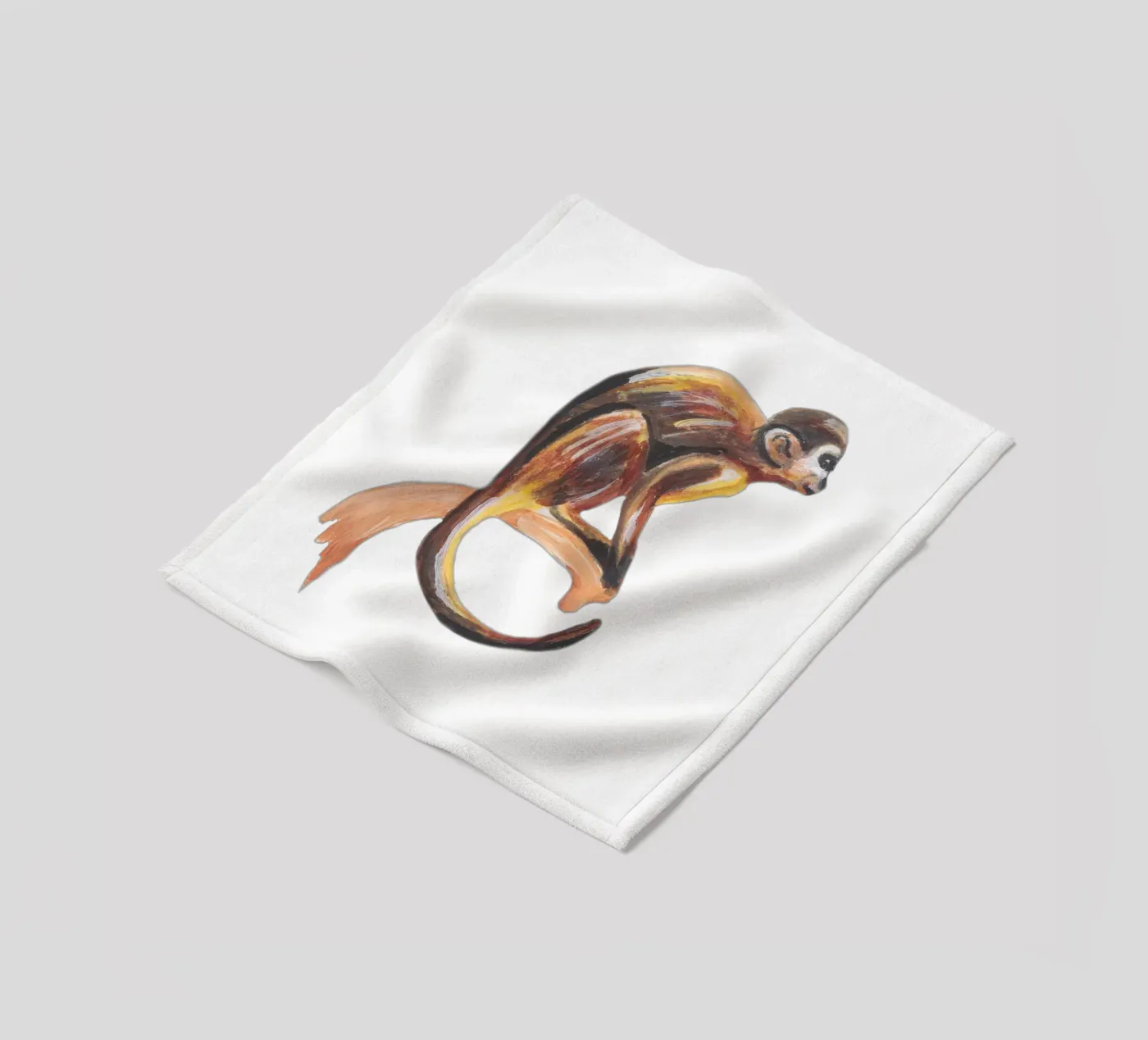 Affe Fleecedecke von Femke Zwaan