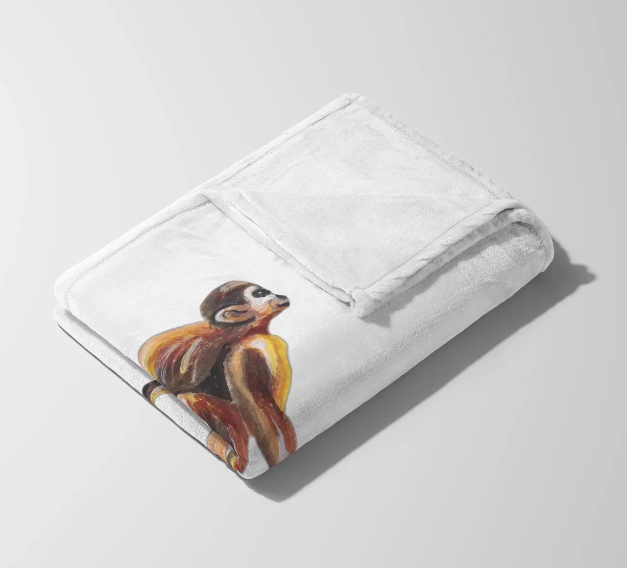 Affe Fleecedecke von Femke Zwaan