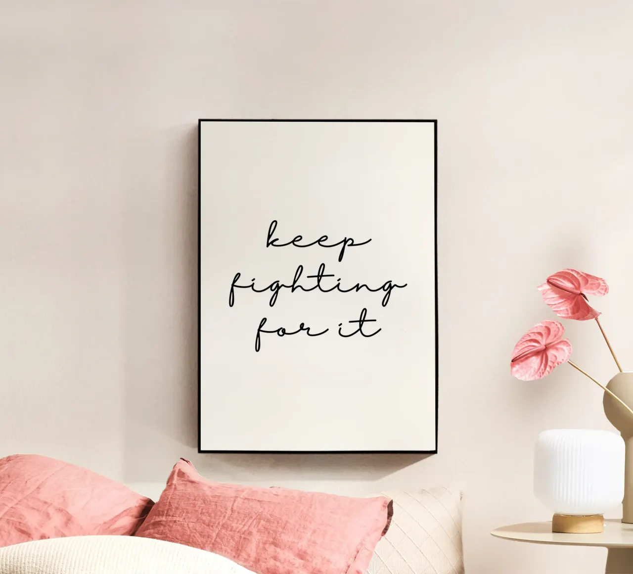 Keep fighting for it plexiglass da BAINAI QUOTES