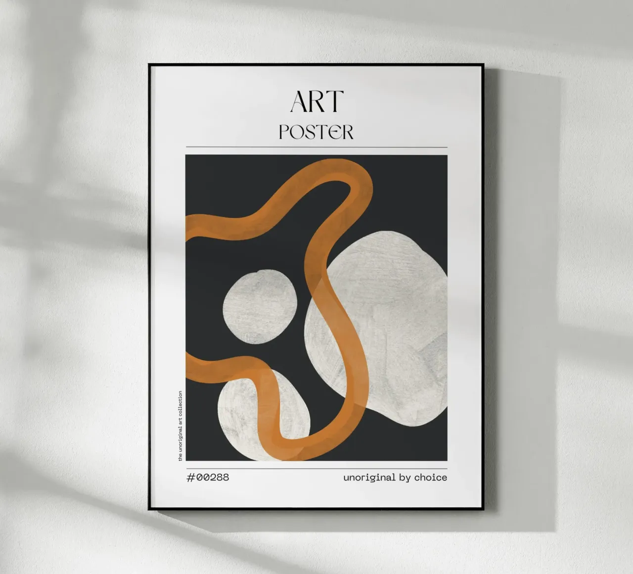 Bold Line Neutral Print – No. 00288 metacrilato de Hightown Design