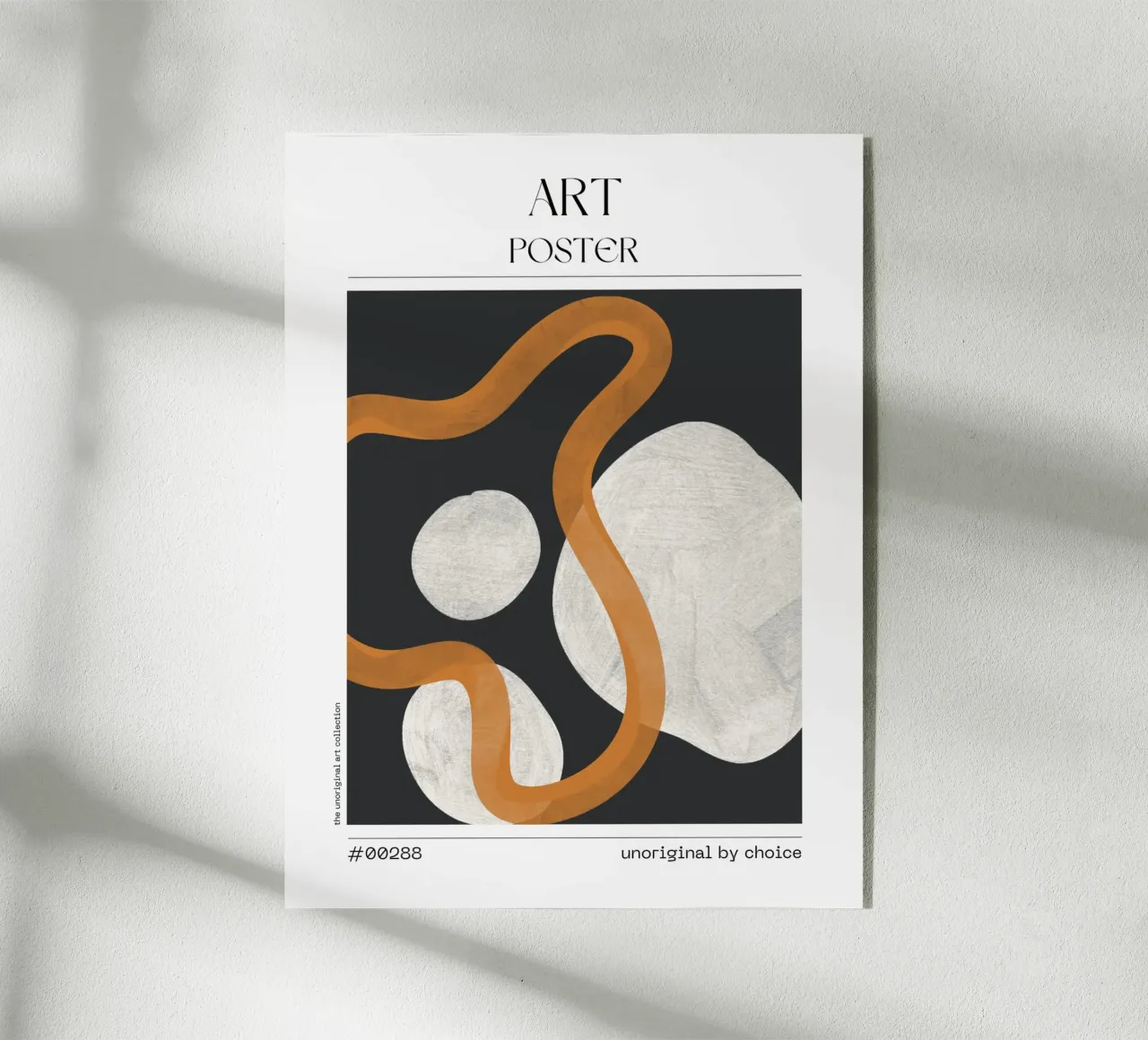Bold Line Neutral Print – No. 00288 metacrilato de Hightown Design