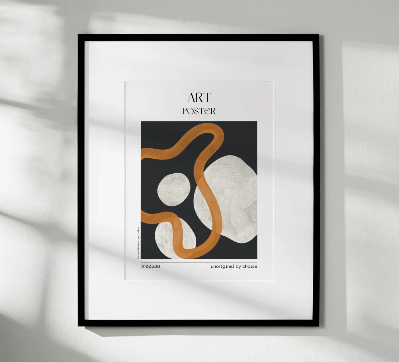 Bold Line Neutral Print – No. 00288 poster de Hightown Design