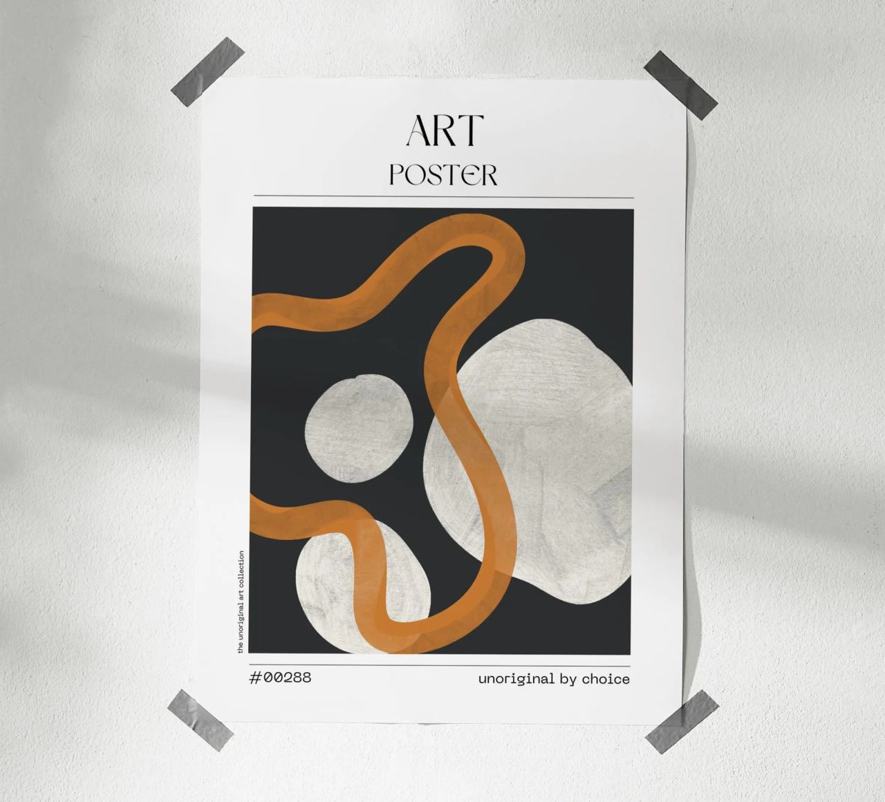 Bold Line Neutral Print – No. 00288 poster de Hightown Design