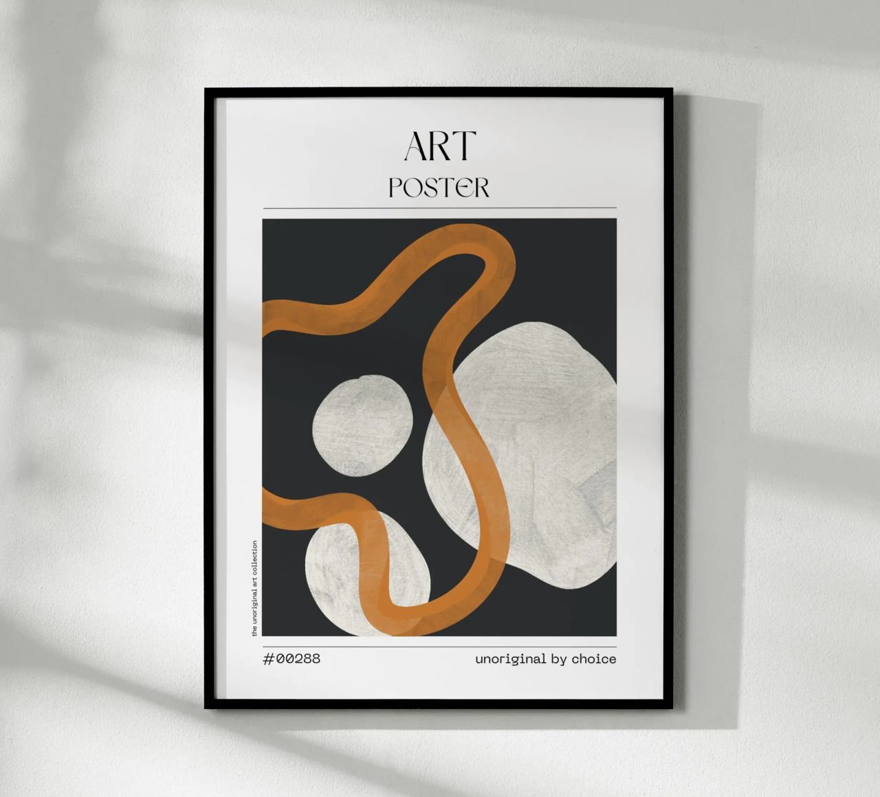 Bold Line Neutral Print – No. 00288 poster de Hightown Design