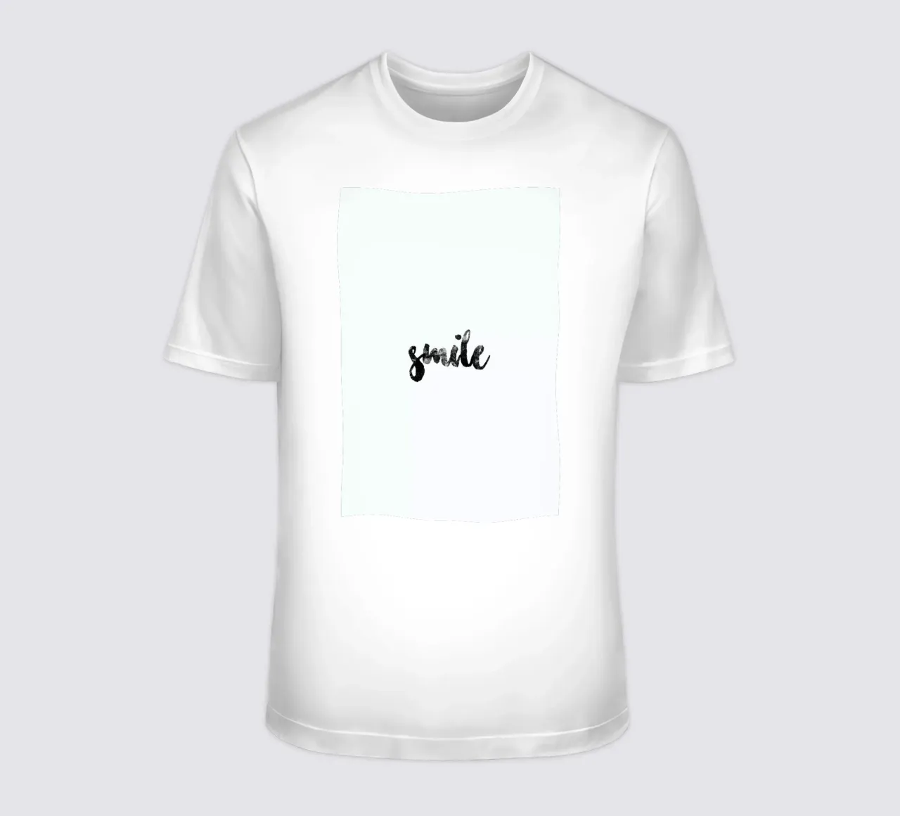 Smile t-shirt da typed