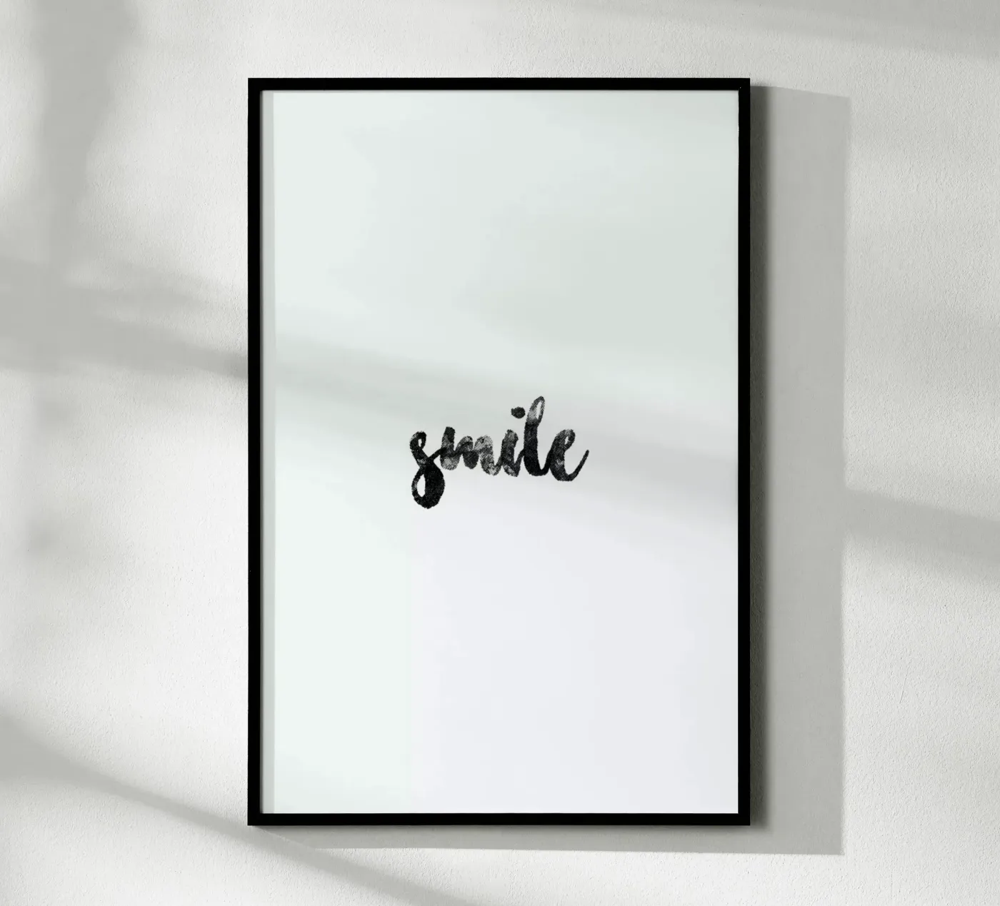 Smile poster da typed