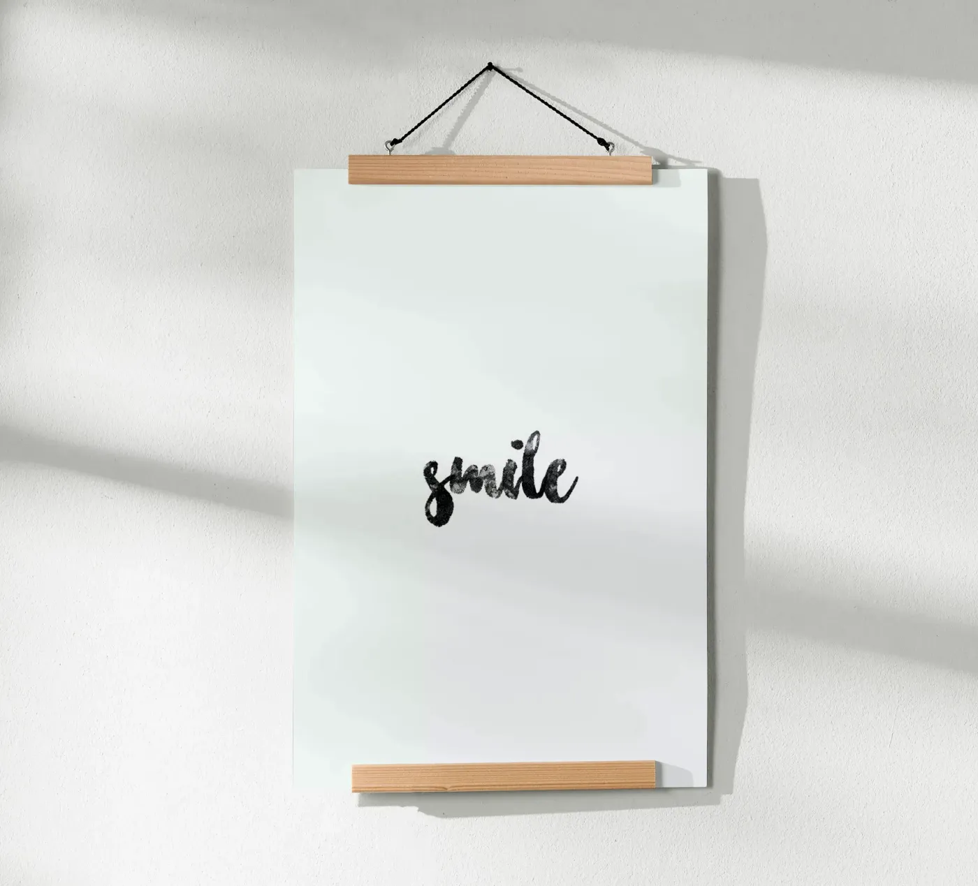 Smile poster da typed