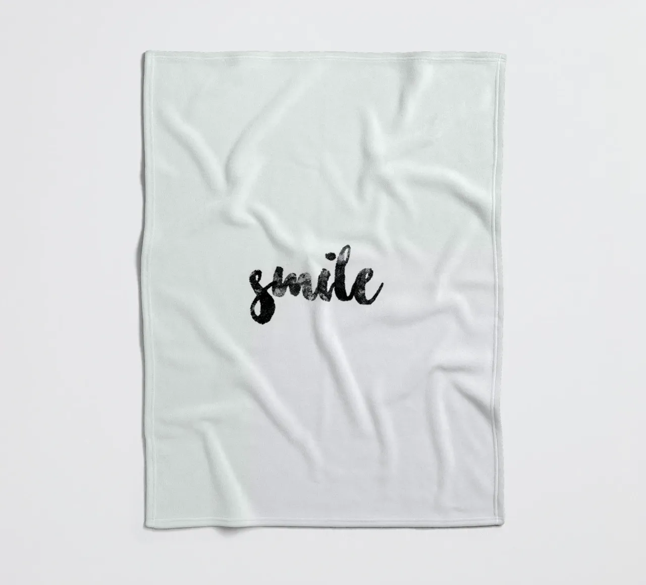 Smile coperta in pile da typed