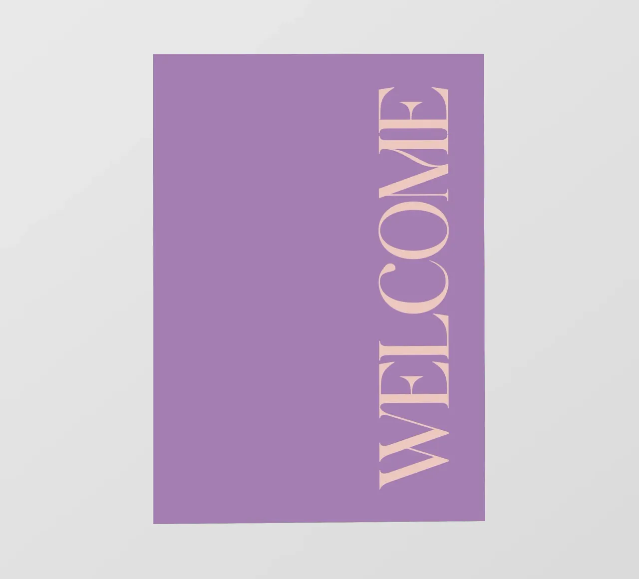 Welcome pellicola backlit da BAINAI QUOTES