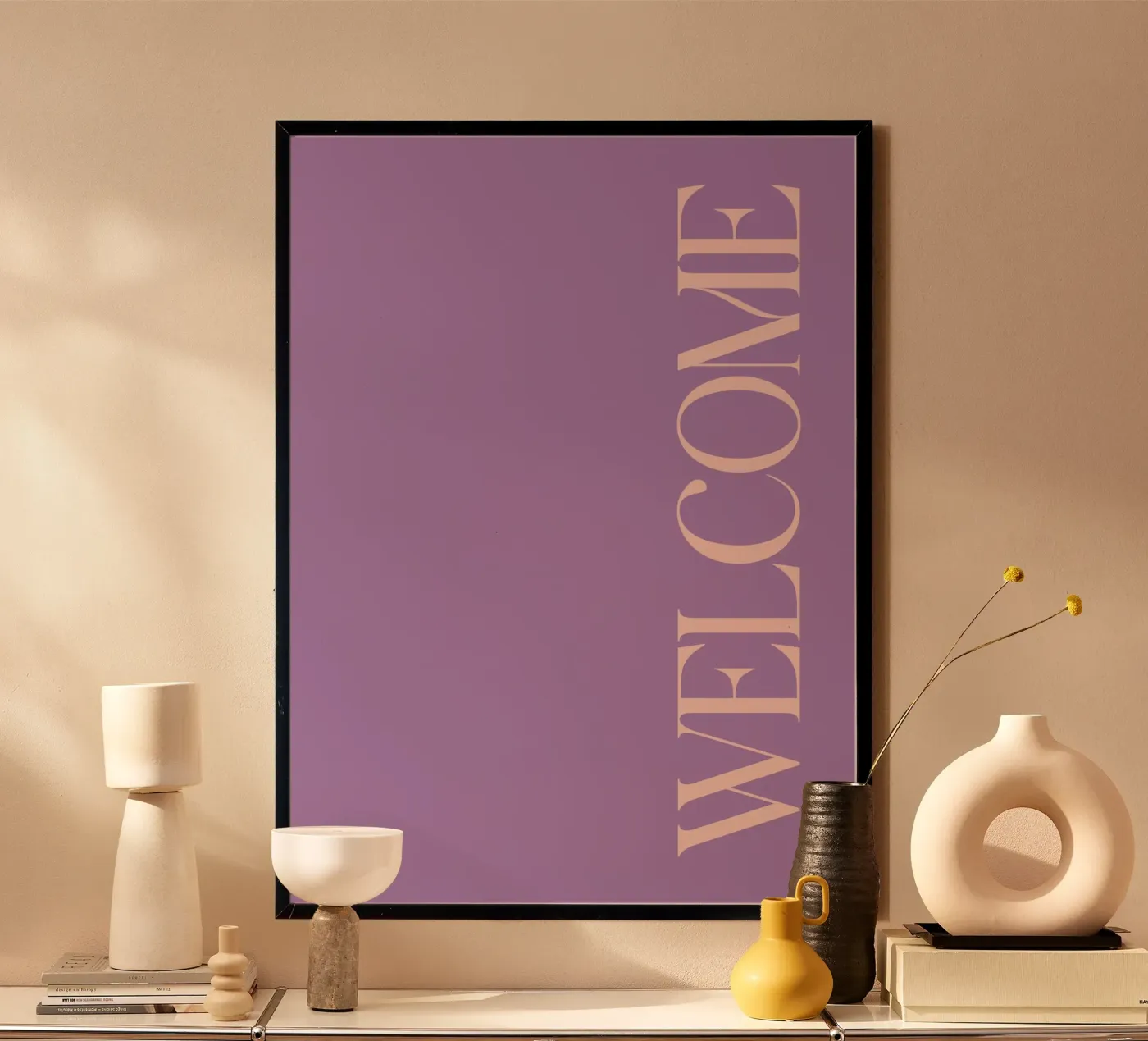 Welcome Poster von BAINAI QUOTES