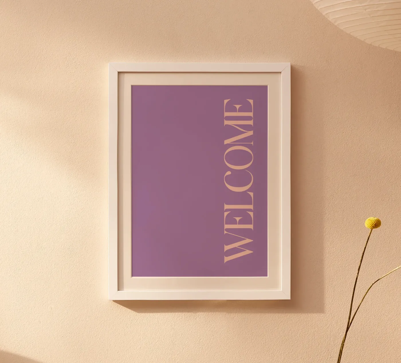 Welcome Poster von BAINAI QUOTES