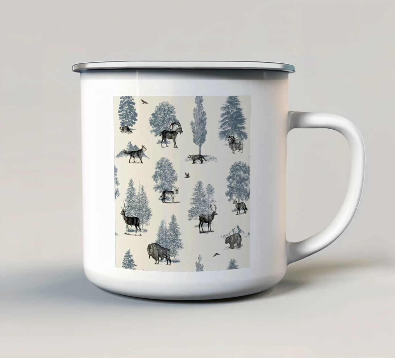 Where They Belong Winter tazza in smalto da Florent Bodart