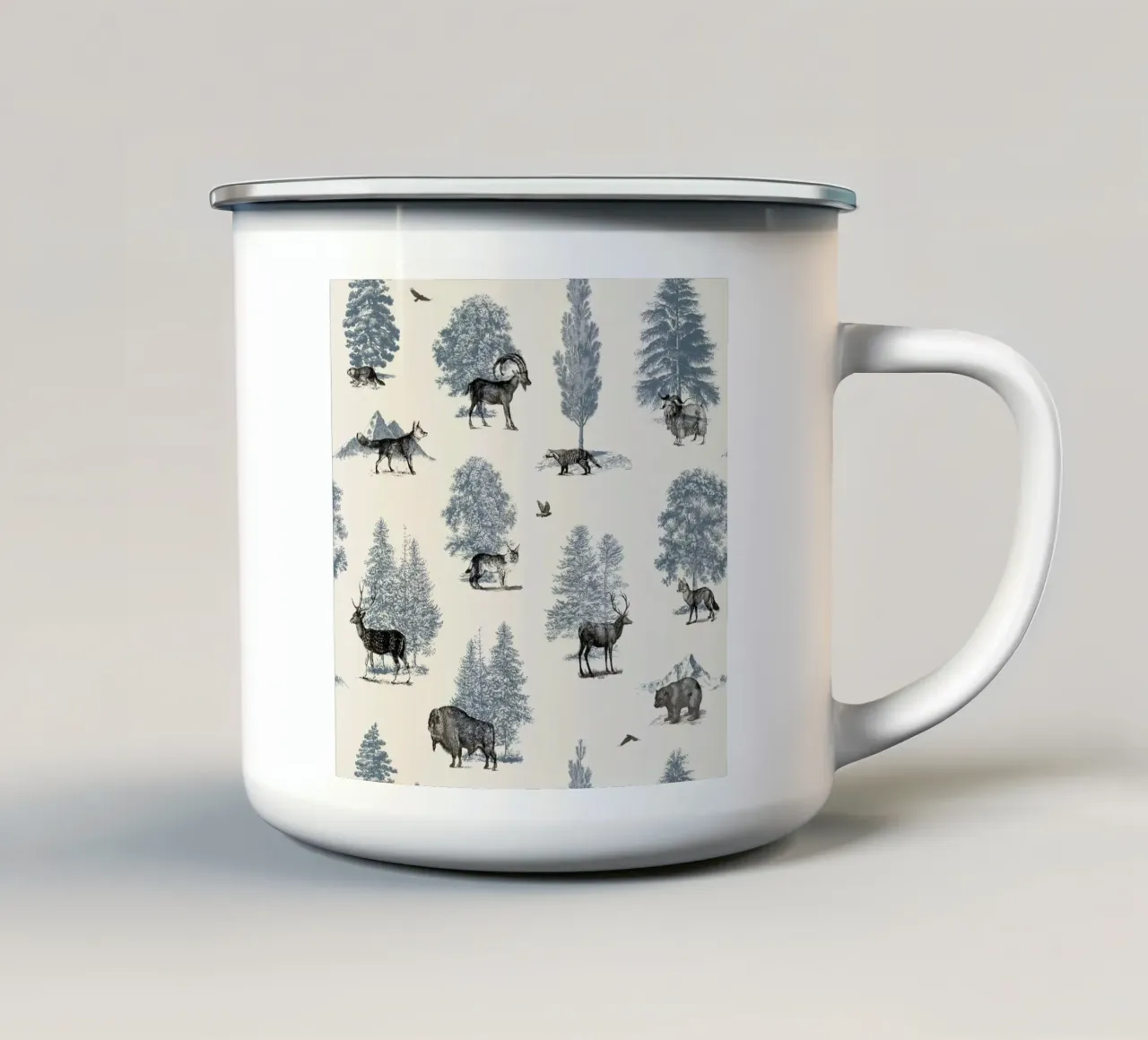 Where They Belong Winter tazza in smalto da Florent Bodart