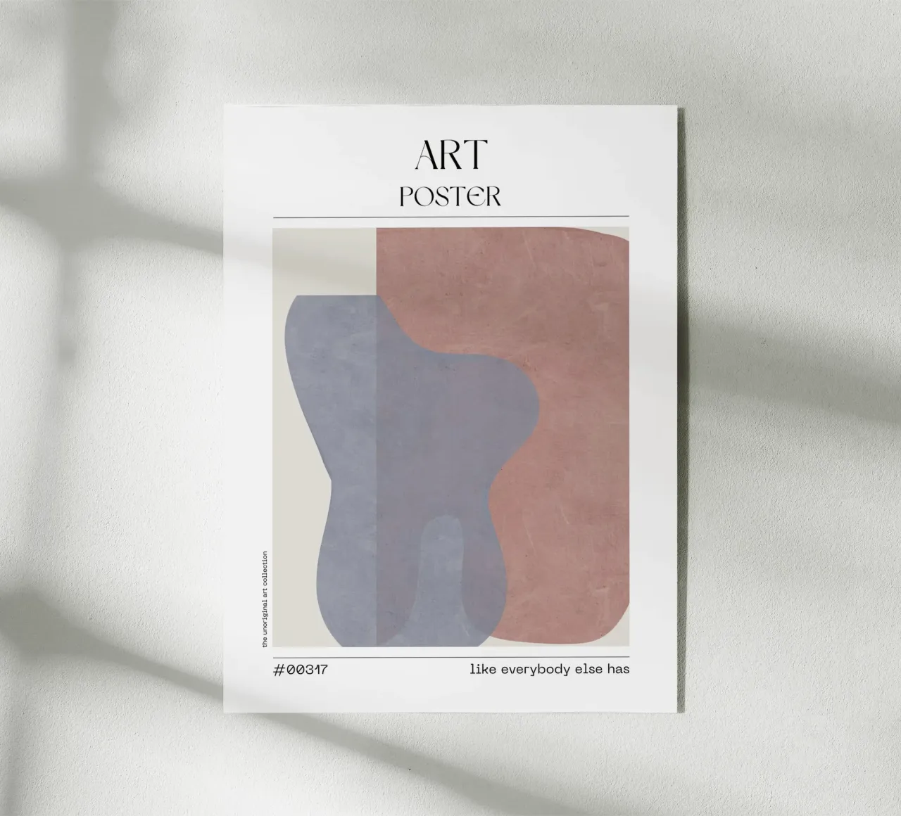 Contemporary Pale Abstract – No. 00317 plexiglass da Hightown Design