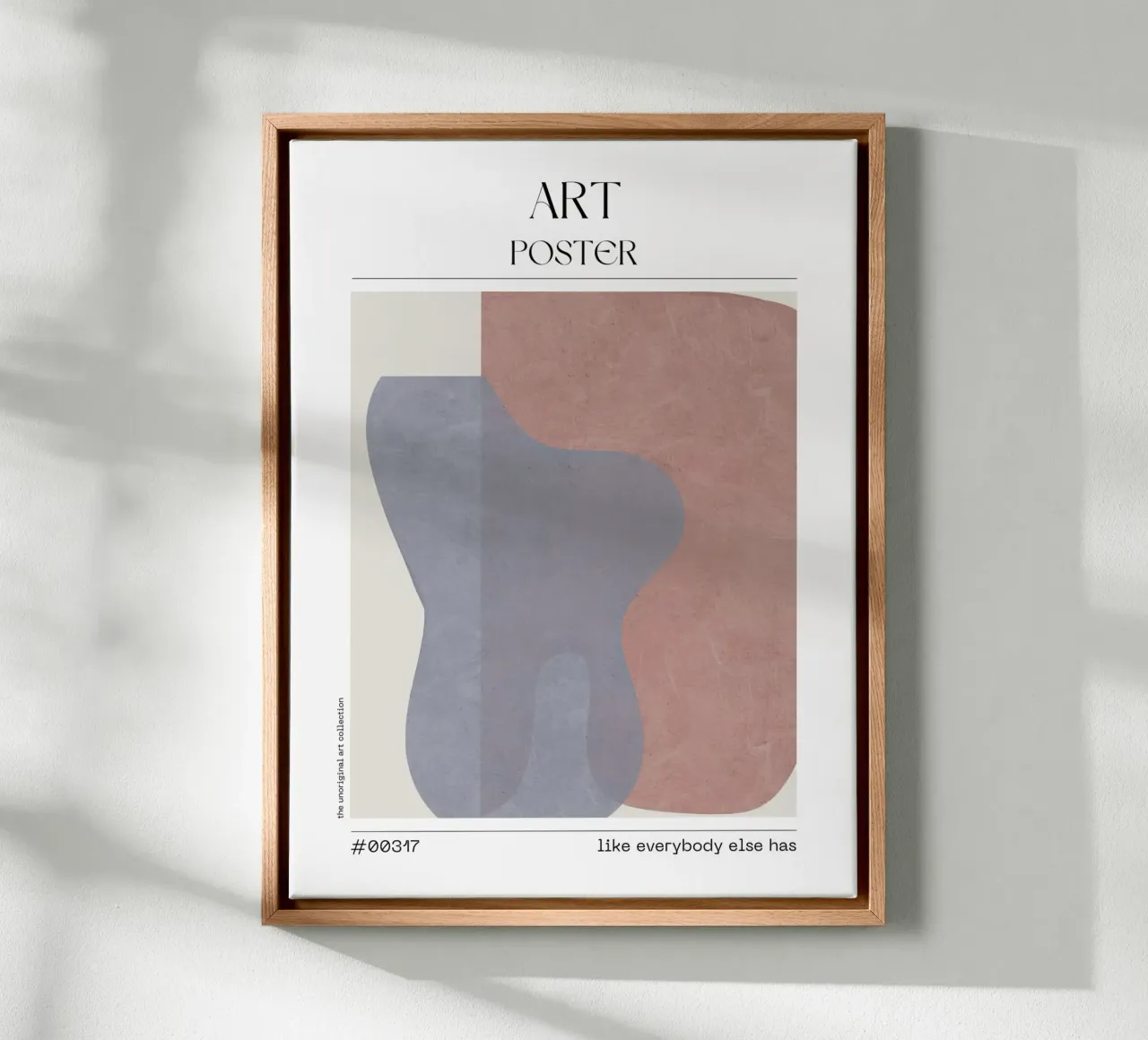 Contemporary Pale Abstract – No. 00317 canvas by Hightown Design