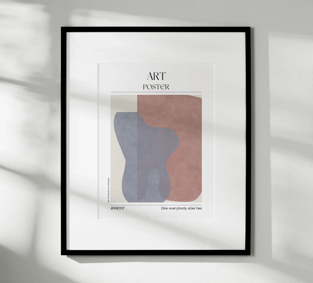 Contemporary Pale Abstract – No. 00317 Poster von Hightown Design