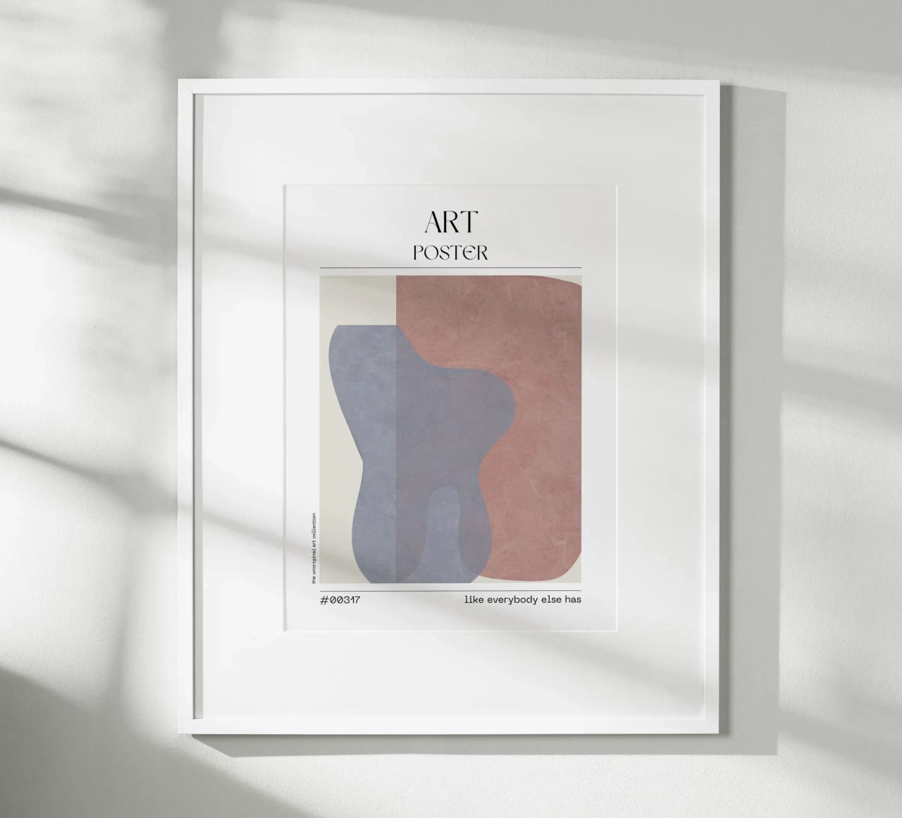 Contemporary Pale Abstract – No. 00317 Poster von Hightown Design