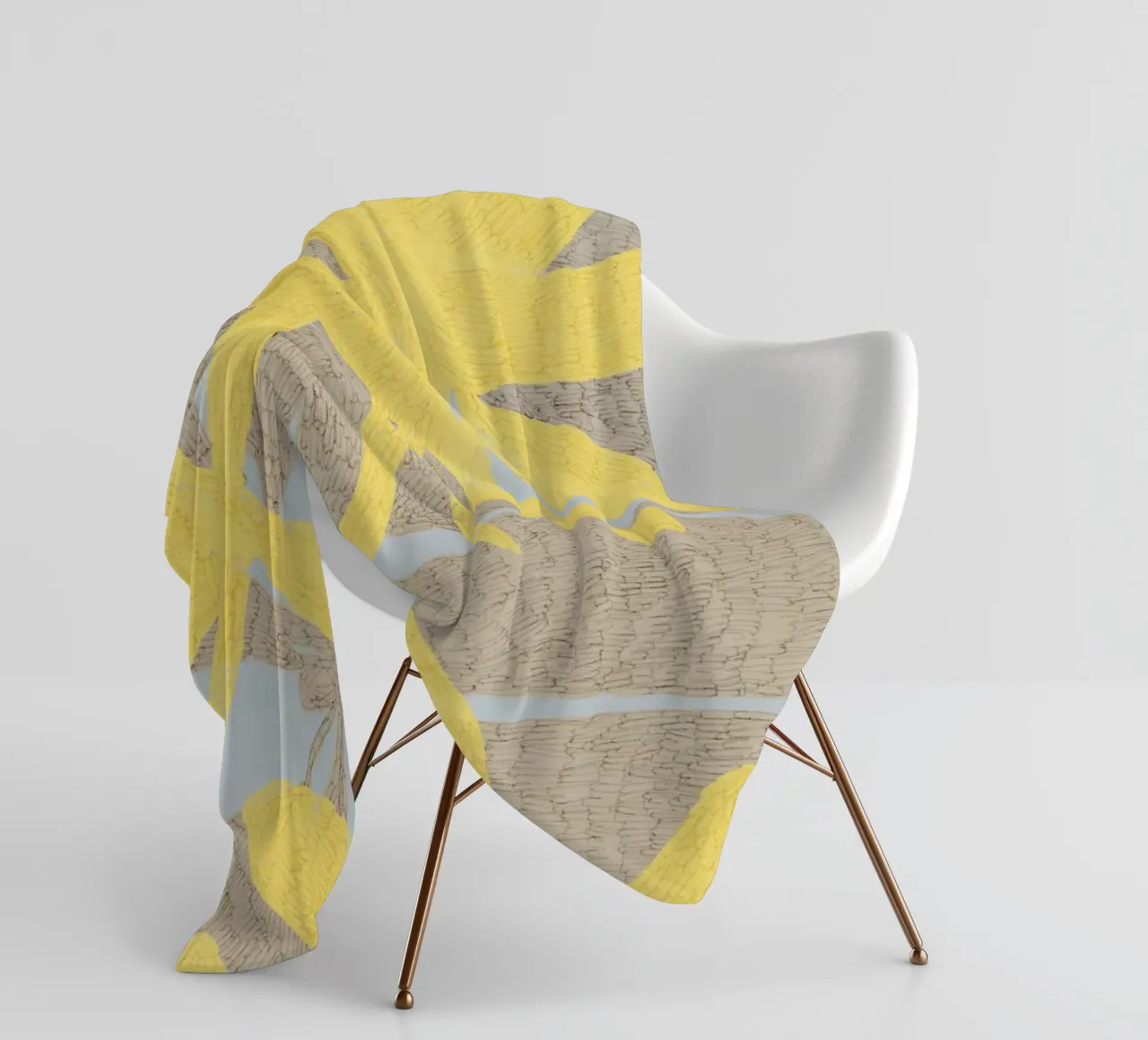 Calm Strokes No 29 coperta in pile da treechild