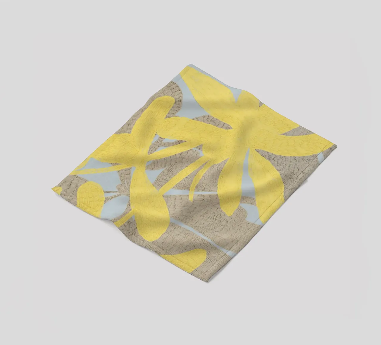 Calm Strokes No 29 coperta in pile da treechild