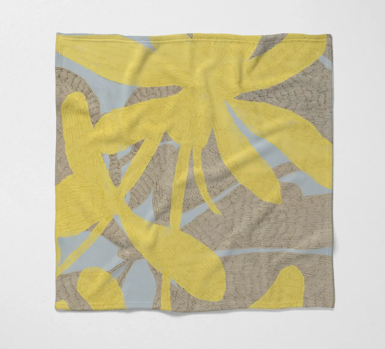 Calm Strokes No 29 coperta in pile da treechild