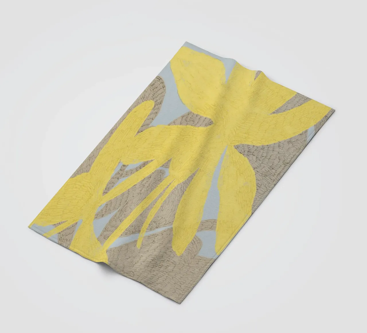Calm Strokes No 29 coperta in pile da treechild