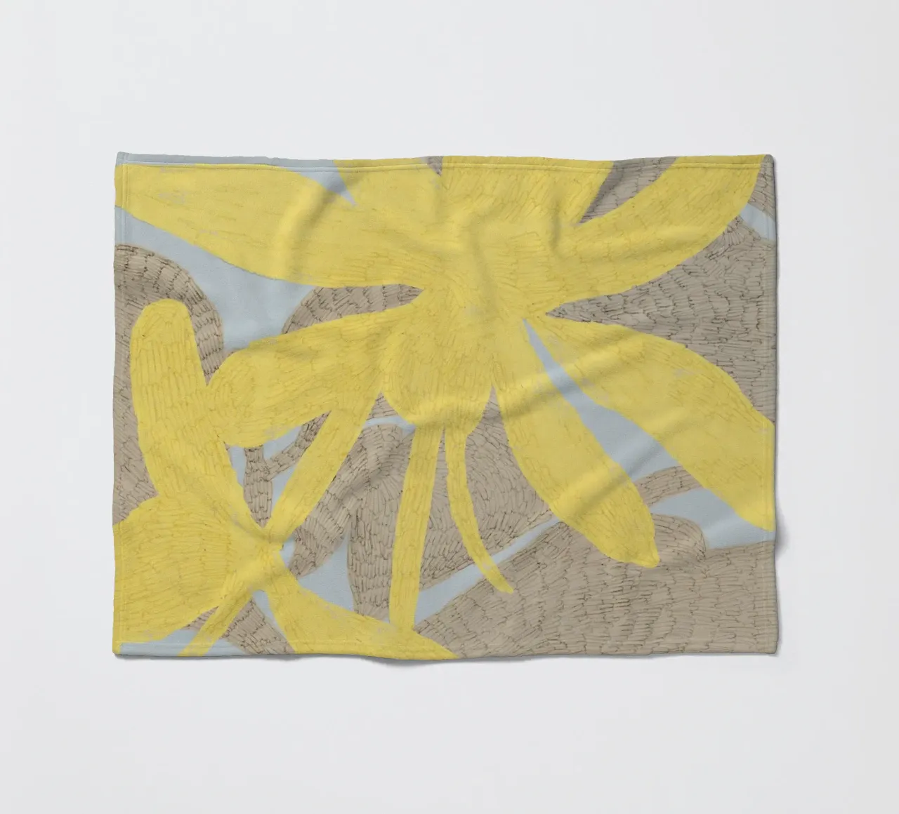Calm Strokes No 29 coperta in pile da treechild